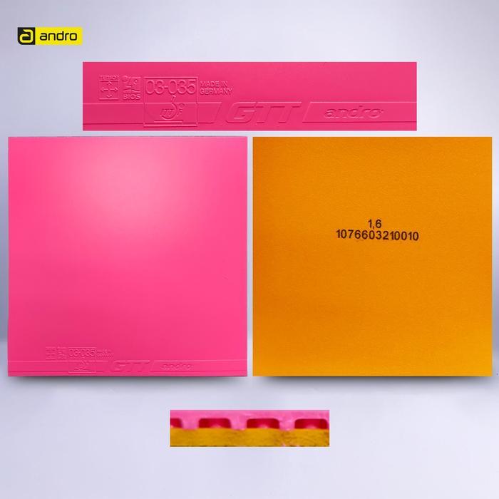 STOK TERBATAS  KARET BAT TENIS MEJA PINGPONG ANDRO GTT 45 BLUE TENSOR TECHNOLOGY TERJANGKAU