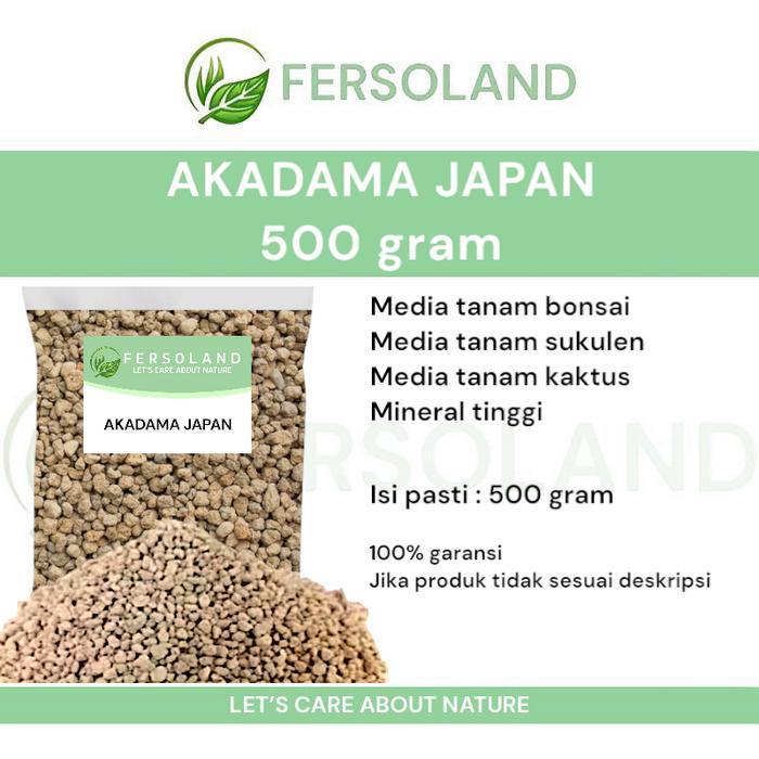 Akadama 500 gram media tanam bonsai media tanam akadama japan media tanam sukulen kaktus dan tanaman