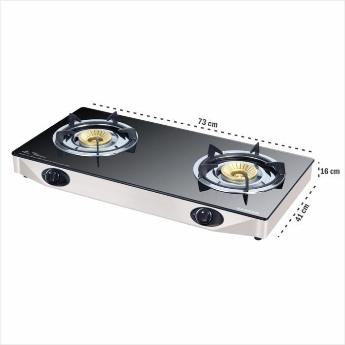Sanken Sg369Dx2 / Sg-369Dx2 Kompor Gas 2 Tungku - Garansi Resmi