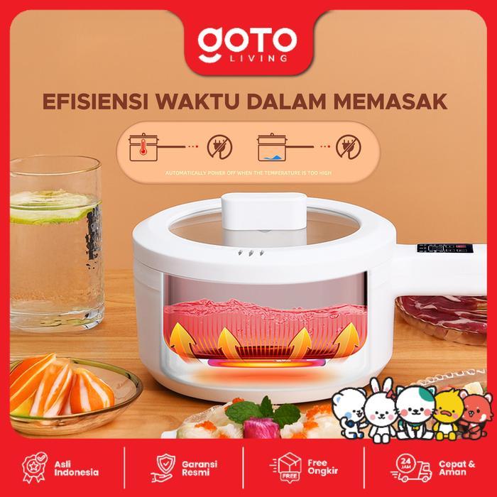 Goto Hideki Panci Listrik 1.8L Fry Pan Elektrik Penggorengan Serbaguna