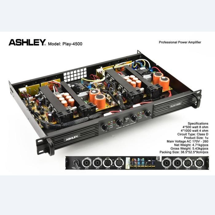 Power Ashley Play4500 Baru 4 Channel Class D