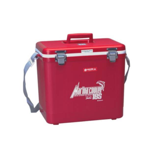 Marina 18 Cool Cooler Box + Tali Besar Kotak Penjaga Pelindung Suhu Dingin Panas Ruangan Bahan Plast