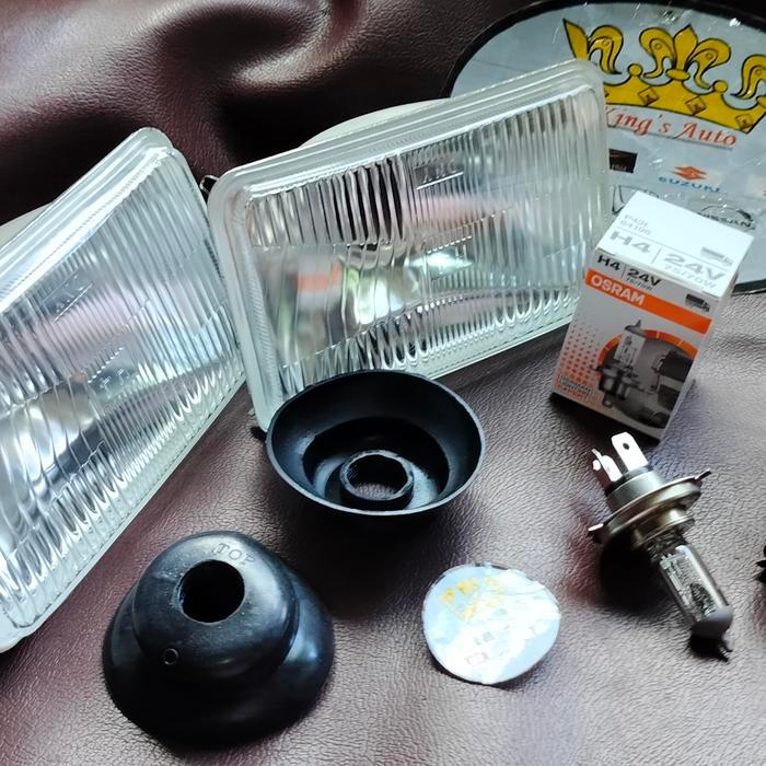 Baru Lampu Depan Isuzu Elf Nkr66 Nkr58 24 Volt 75/70 Watt (2 Buah) Ori Berkualitas
