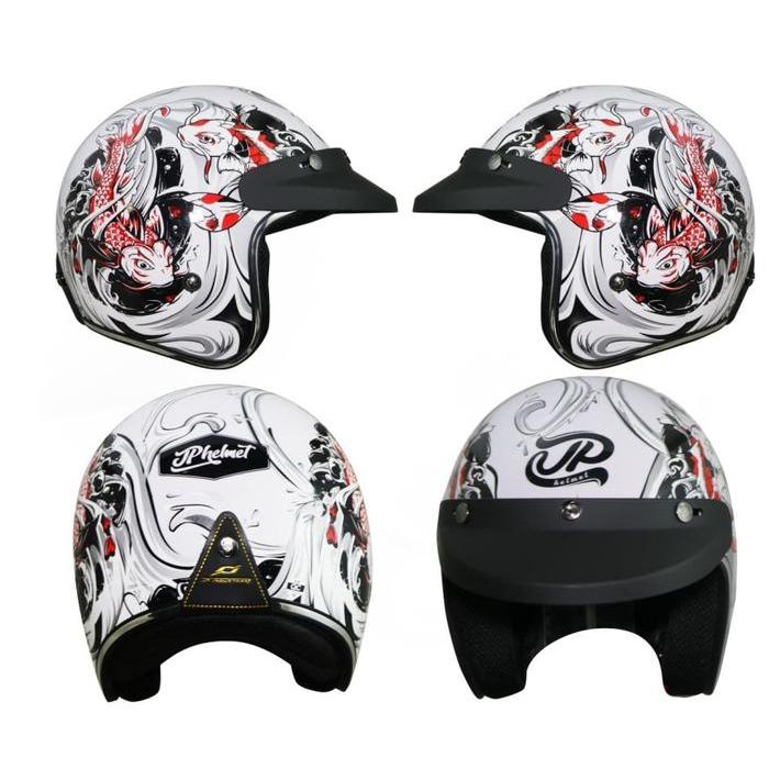 Helm JP Retro Bigie KOI
