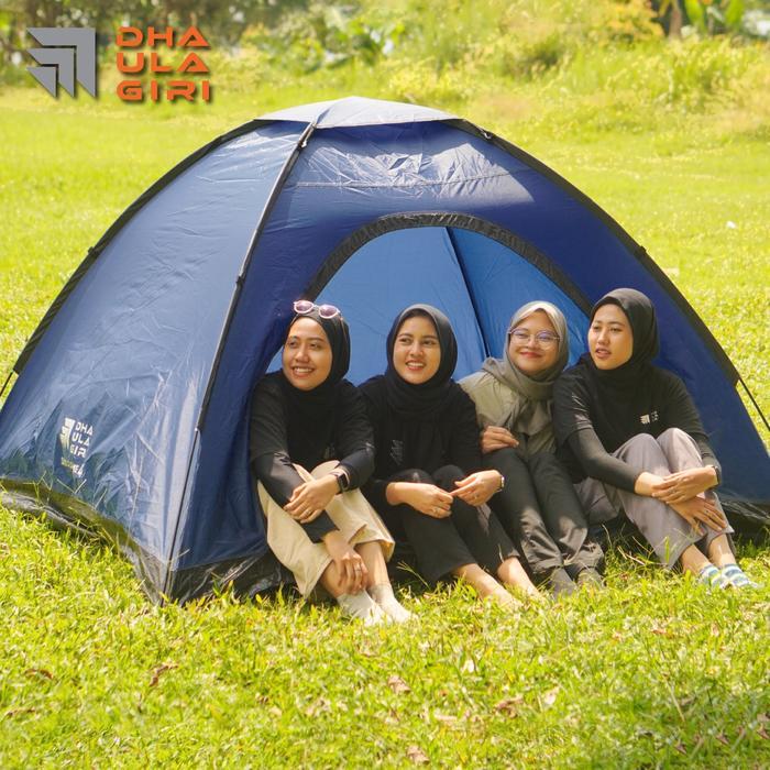 Tenda Dhaulagiri Single Dome - Single Dome Tent Kapasitas 4 Person - Tenda Single Layer - Tenda