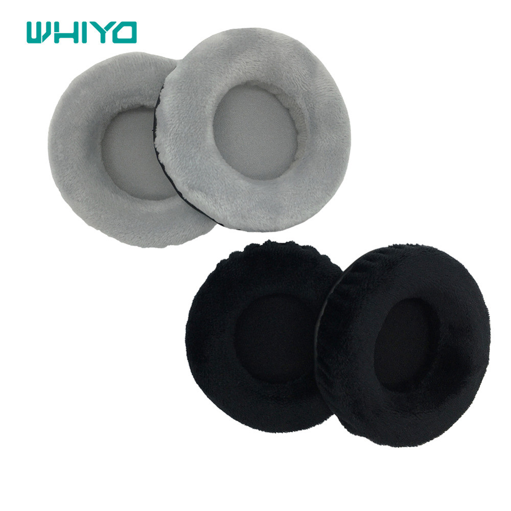 Whiyo 1 Pair of Velvet Ear Pads for Isk HD9999 Headphones Cushion Cover Earpads Replacement Parts