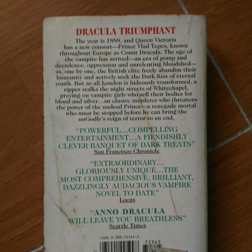 Anno Dracula by Kim Newman - original english version Bekas