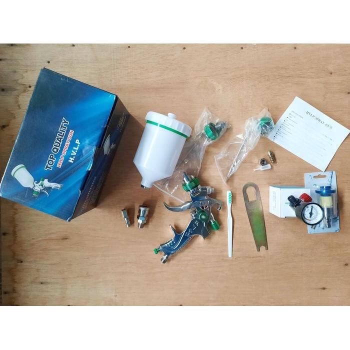Spray Gun Hvlp H2008 H-2008 Nozzle 1.4Mm - 1.7Mm - 2.0Mm - Dapat 3 Nozzle