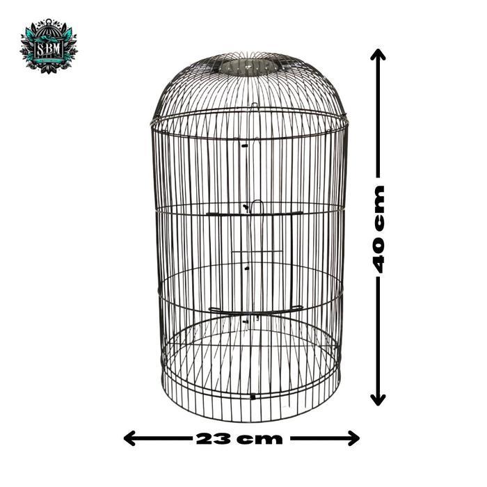 RAM BESI SANGKAR KANDANG BURUNG HELOPET DIAMETER 23CM RAM BESI SANGKAR HELOPET TEBAL 1,5MM