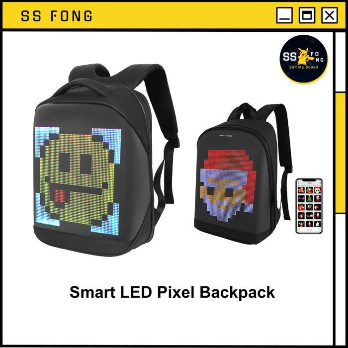 Whimsicaliler// Led Backpack / Pixel Backpack Led / Backpack Pixel Art Led
