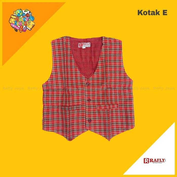 Seragam SD - Rompi Anak SD Motif Kotak-kotak - Seragam Sekolah SD - Rafly Jaya