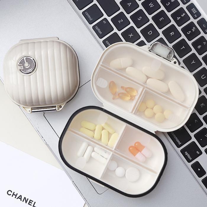 ApligodMini Portable Medicine Box Travel Pill Subpackage Box Sealed Pill Box COD