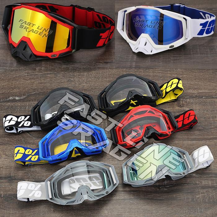 Kacamata Goggles Helm Trail 100 Percent Cross Supermoto Enduro Trabas Klx Crv Helm Jpx Gm Orca Pasti