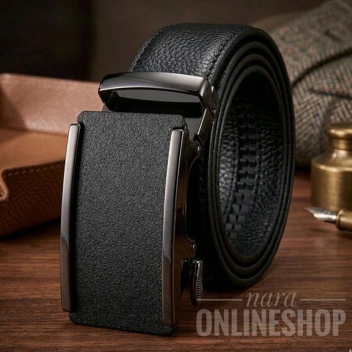 Diskon Gesper Sabuk Ikat Pinggang Pria Tumi 04 Black Original