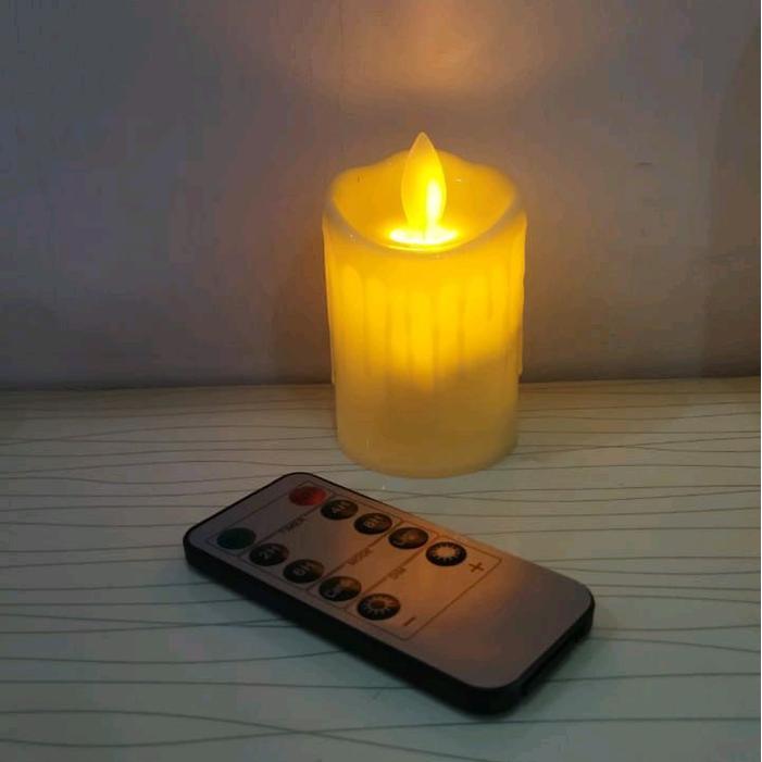 Lilin elektrik Leleh / Lilin khusus remot / Lilin led leleh - Lilin aja