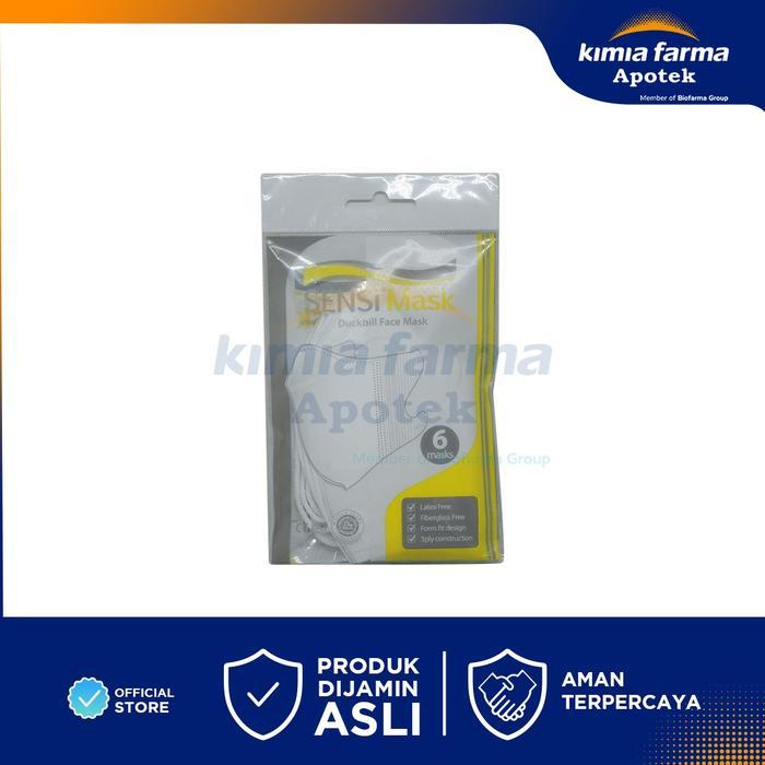 SENSI DUCKBILL PCS Masker Duckbill Sensi 6 Pcs untuk Perlindungan Pernapasan 6 PCS / MASKER / KIMIA 