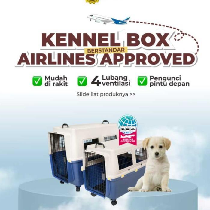 Kennel Box Pet Crate Cargo Travelling Anjing Besar XL KN 705 JUMBO