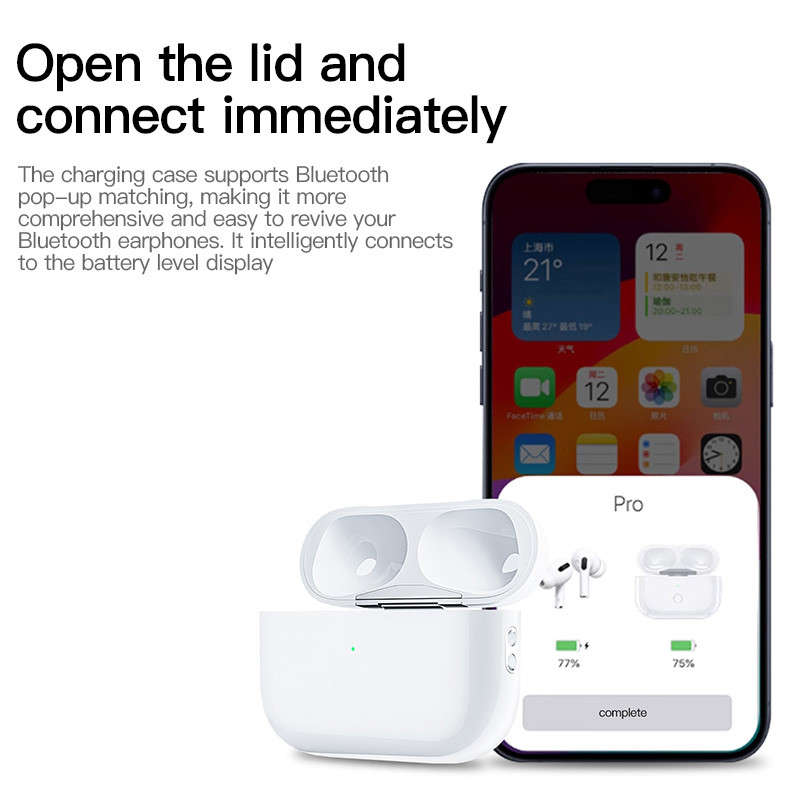 Replacement Original Charging Box For Airpods Pro 1 2 3 Bluetooth Earphone Battery Charger Case With