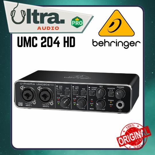 PROMO Behringer UMC204HD / UMC-204HD / UMC 204 HD / Soundcard ORIGINAL