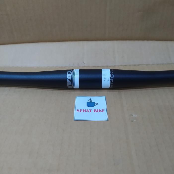 Pedalmaniaa- Stang Sepeda Mtb Giant Contact Flat 690Mm Black Not Renthal Entity