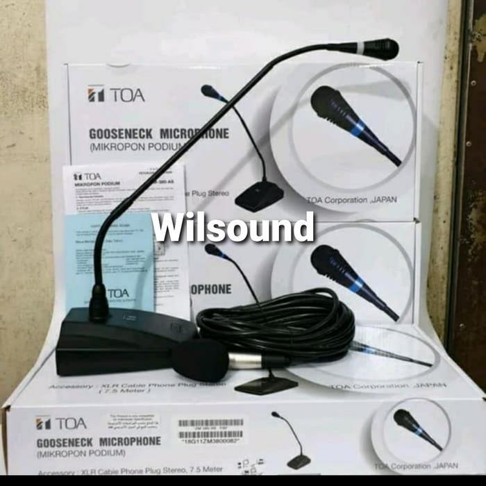 MIC MEJA TOA ZM 380 AS MIC PODIUM MIC MIMBAR