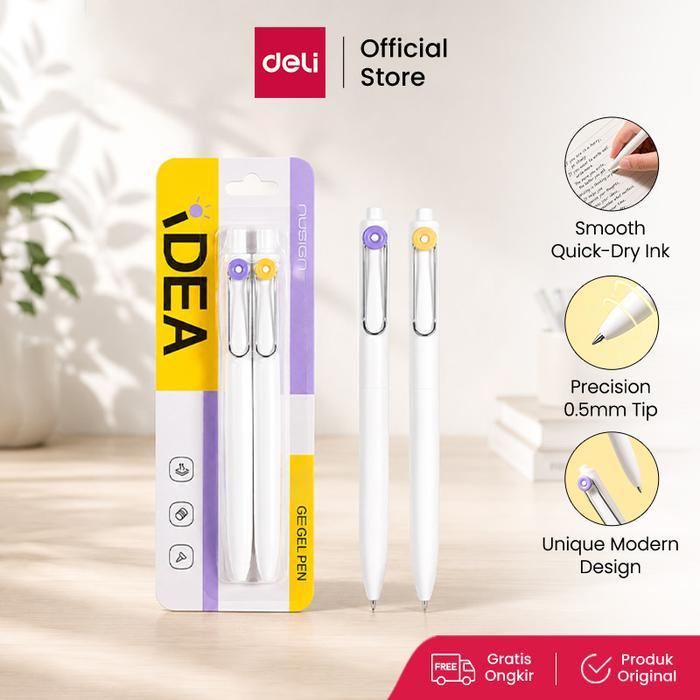 Nusign (2pcs) IDEA Pen / Gel Pen Two Way Color NS670-1
