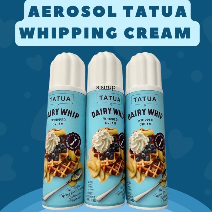 Aerosol Tatua Whipping Cream /Whip Cream Tatua Semprot / Whipped Cream Pasti Promo
