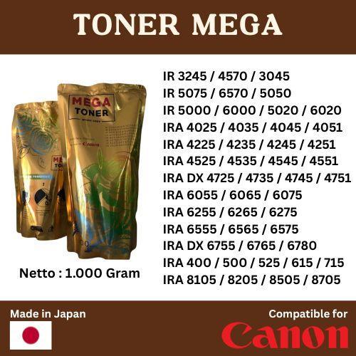 Toner Mega Gold - Toner / Tinta Fotocopy Canon Original Pasti Promo