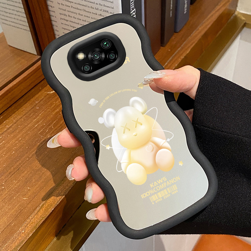 Casing Untuk Xiaomi POCO X3 POCO X3 NFC POCO X3 Pro Case Casing HP Pola Beruang Kuning Kesing Cesing