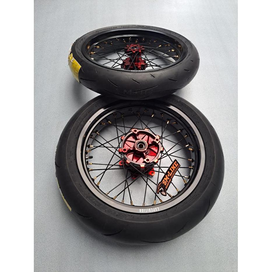 Banset Supermoto CRF150 Expedition Ban Dunlop Sport alpha Ban CRF Supermoto - TUBLES
