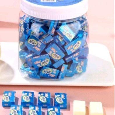 [ JND ] MILK CHOCO TARO CUBE 120 Pcs Candy Toples Susu permen tiup permen dorat