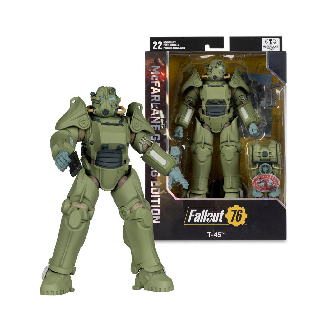 Mcfarlane Toys Gaming Edition 7in Fallout Wv1 Joshua Graham New VegasT45 Military Armor 76T60