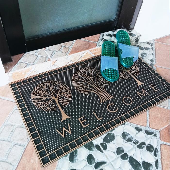 Keset Lantai Kamar Mandi Pvc Karet Alas Kamar Mandi Anti Slip & Licin