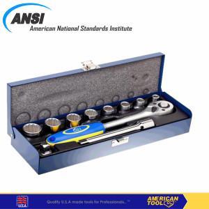 American Tool Socket Set 11Pcs