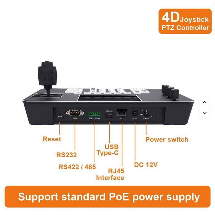 Flash Sale Magnustek Mg2000 Multifunction Ptz Camera Controller With Ip Rs232/485 Joystick Ptz