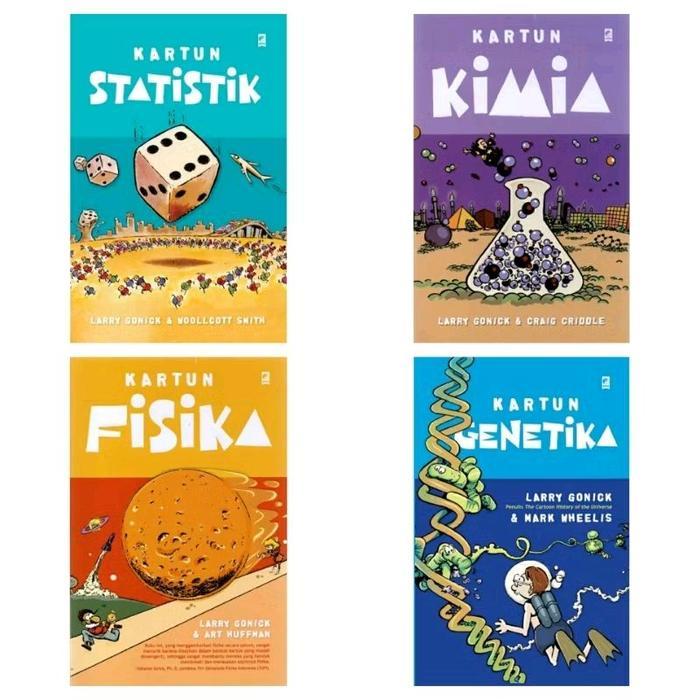 Buku Kartun Biologi Kalkulus Non Komunikasi Lingkungan Statistik Kimia Fisika Genetika Aljabar