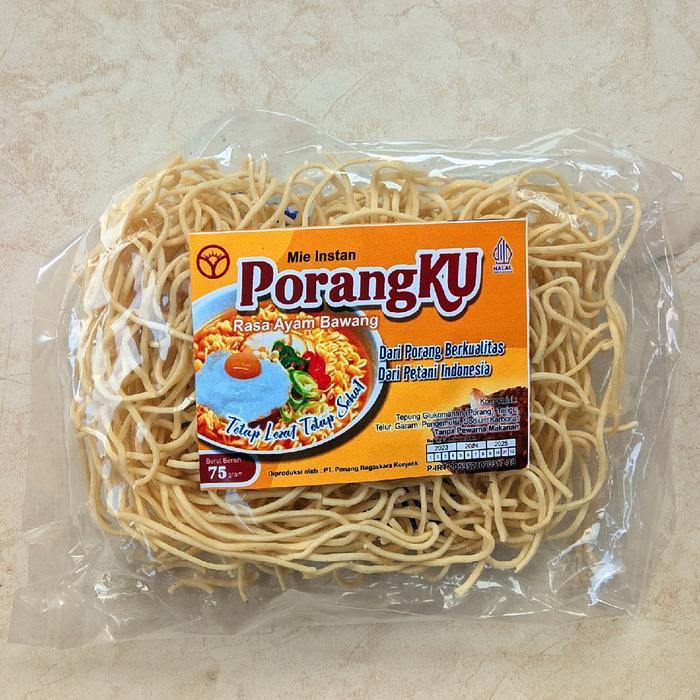 SALE Mie Porang Mie Instan PorangKU Rasa Soto, Ayam Bawang, dan Mie Goreng