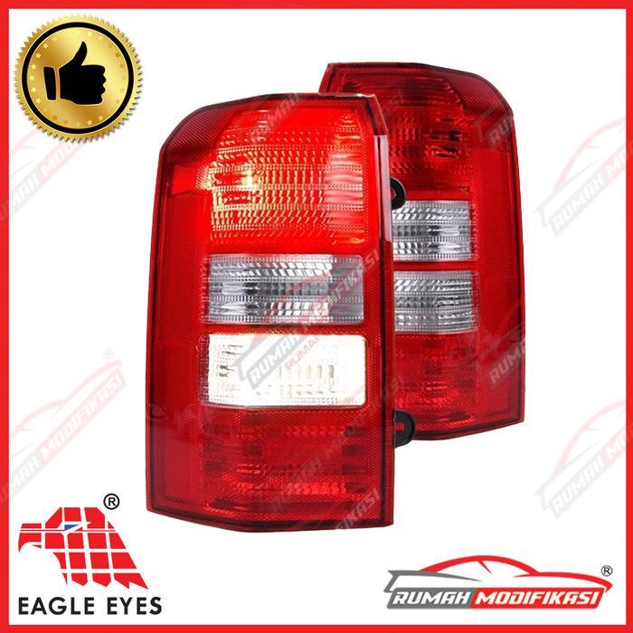 RUMAH MODIFIKASI Stop Lamp Jeep Patriot 2008-2015 Red Clear CS262-B100 Plug n Play Lampu Senja Rem M