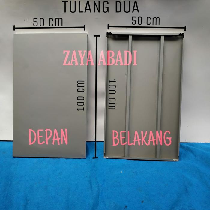 Rak Besi Meja Kompor Aquarium 2 Susun Ambalan Susun 100 X 50 X 70Cm