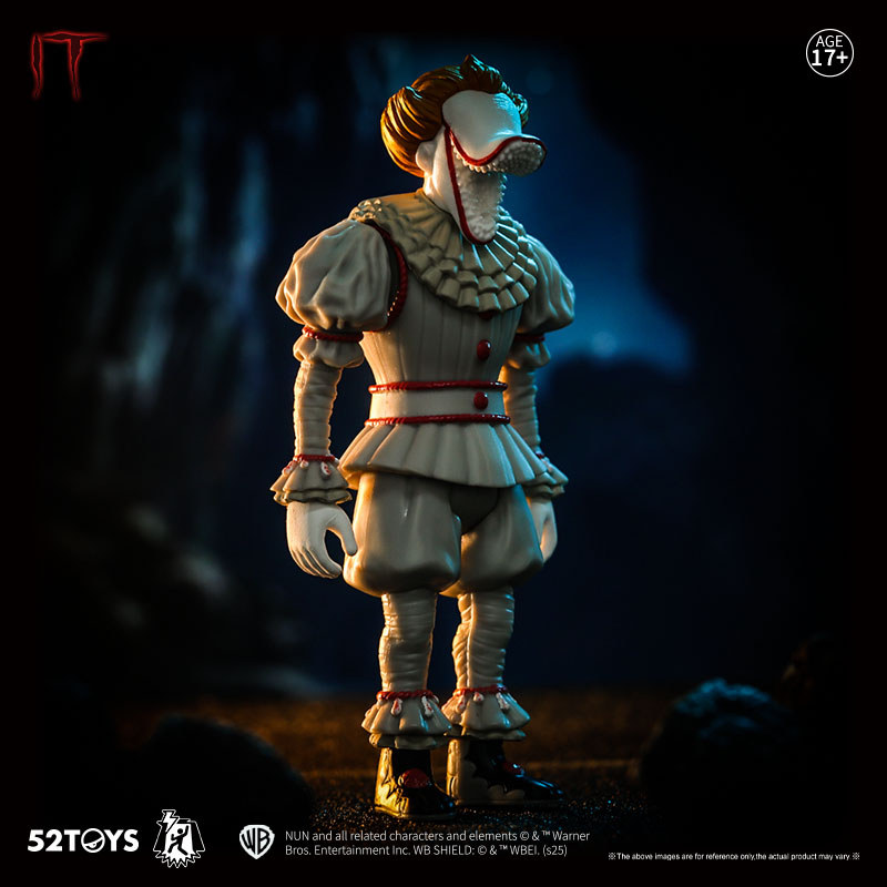 52TOYS Action Figure Dance of Lightning ITPennywise, Action Figure Toys, 3.75inch Adjustable Figure