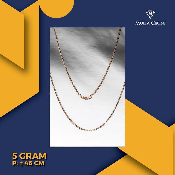 new Kalung Emas Kuning UBS Italy Santa 75% 5 gram