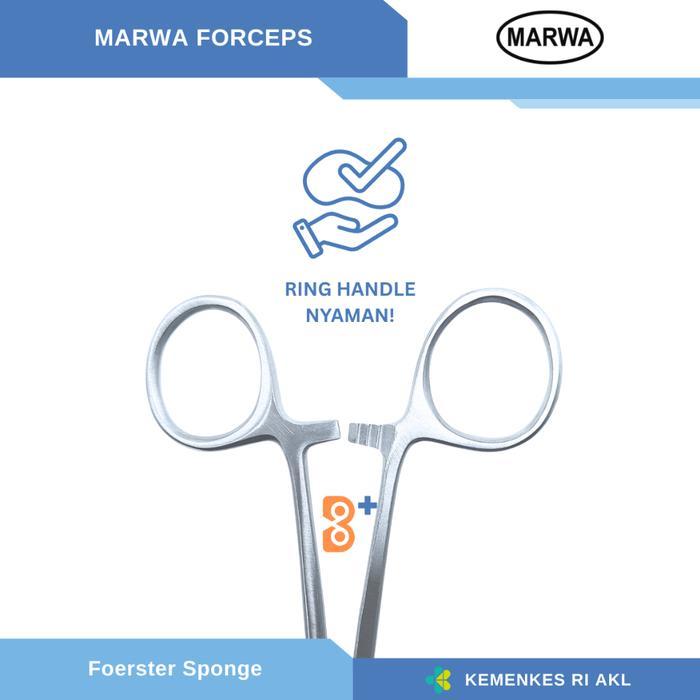 Foerster Sponge Holding Forceps Klem Kasa Forcep Forsep forsep spons