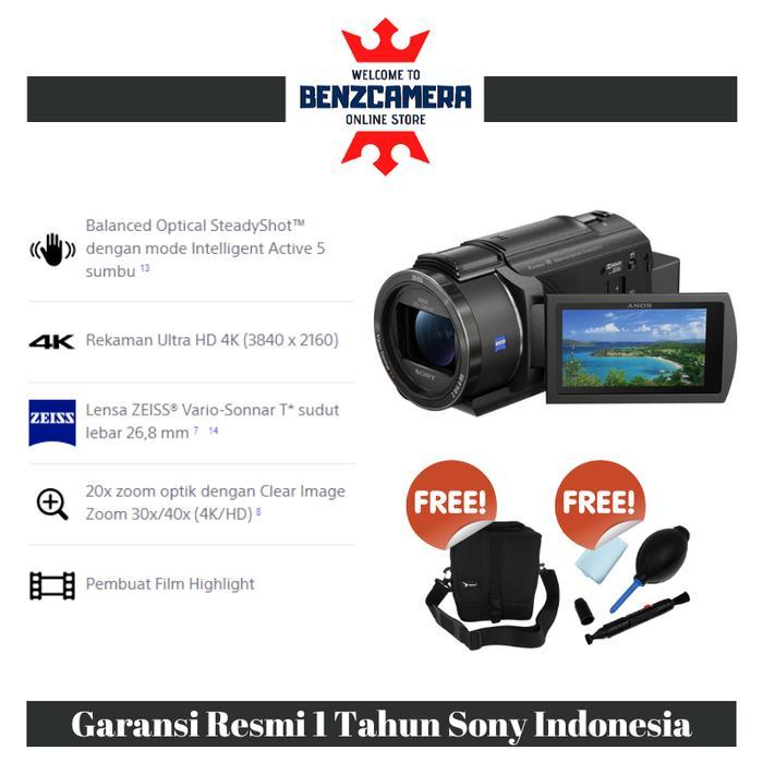 Sony Fdr-Ax43 Uhd 4K Handycam Camcorder / Sony Ax43