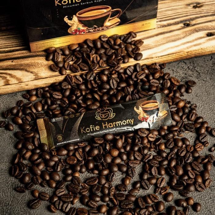 BERKUALITAS KOFIE HARMONY Bubuk Kopi Isi 3 Sachet Minuman Instan dengan Ekstrak Ginseng & Guarana