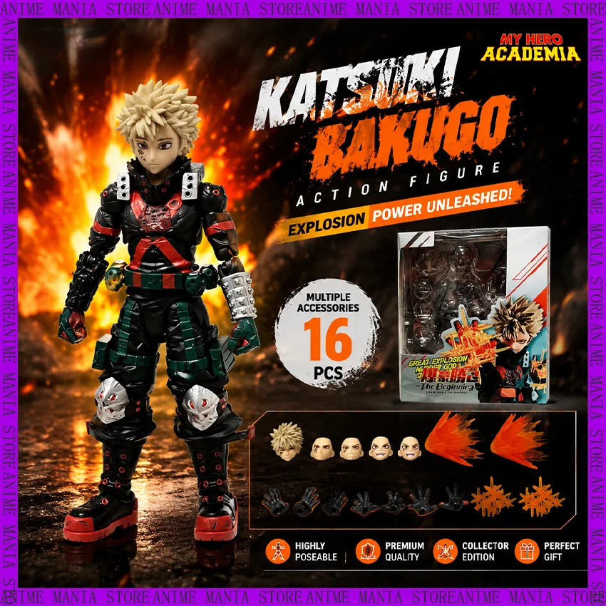 In Stok KO SHF New Ihiban Kuji My Hero Aademia Katsuki Bakugo B Prize MASTERLISE PV olletible Gift