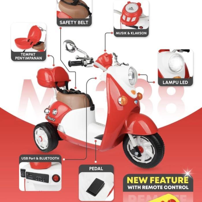 PROMO Motor Aki Scoopy PMB M338 Mainan Anak BE5T QUALITY