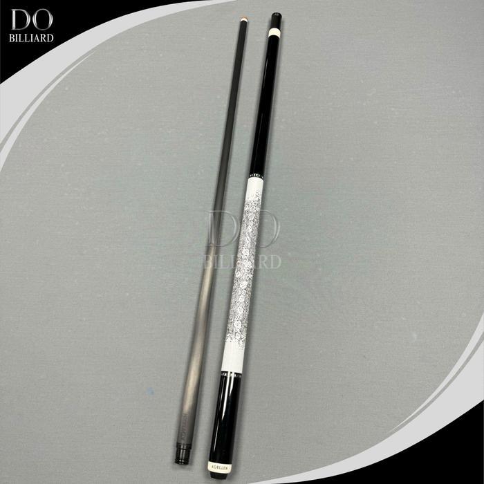 Stick Billiard KONLLEN KL-12F Carbon Cue Leather Grip Low Deflection / Stick Konllen KL-12F