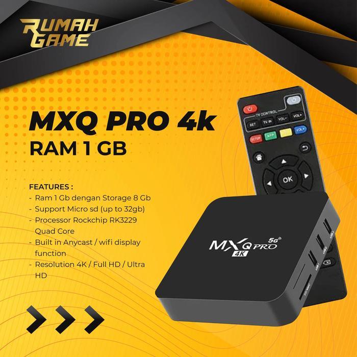 Tv Box Android Smart Mxq 4K Rk3229 1G/8G H.264/H.265