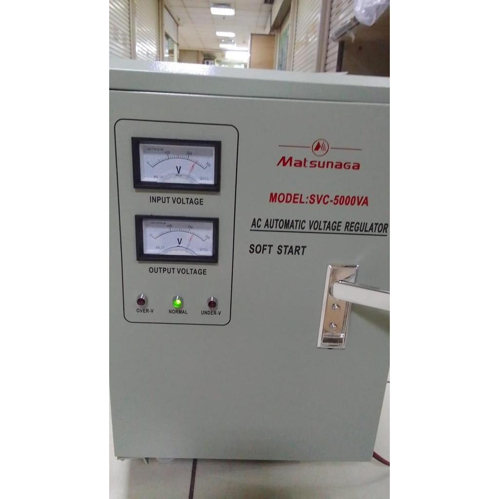 Timeshoop- Stabilizer Matsunaga 5000 Watt Stavol 5000W 5000Va Svc-5000Va