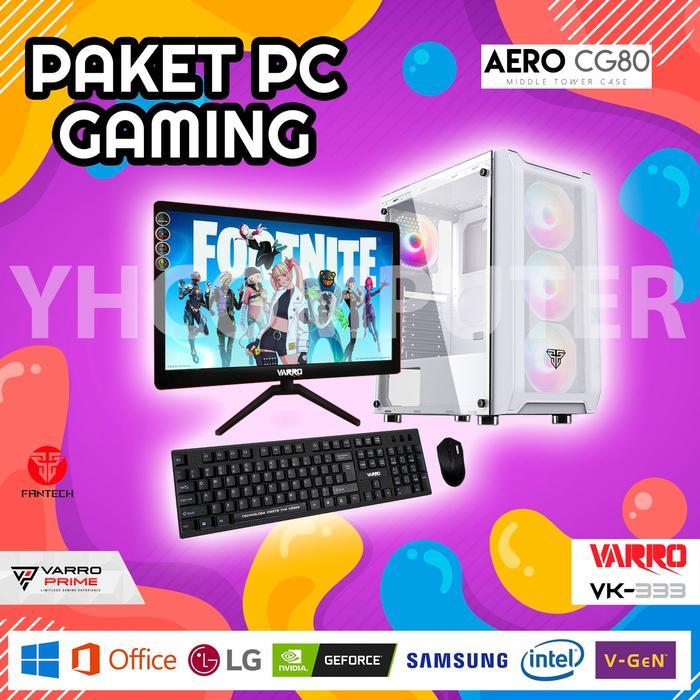 PC GAMING I5 VGA 4GB DDR5 RAM 16GB DDR5 SSD 128GB - PC GAMING FULLSET - KOMPUTER FULLSET